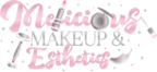 Logo for Melicious Makeup & Esthetics, representing professional makeup and skincare services in Brighton, Michigan